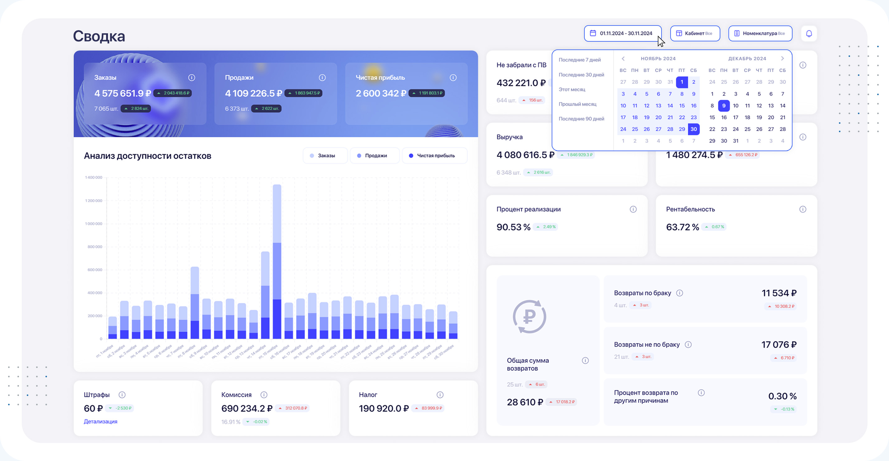 Понель инструментов